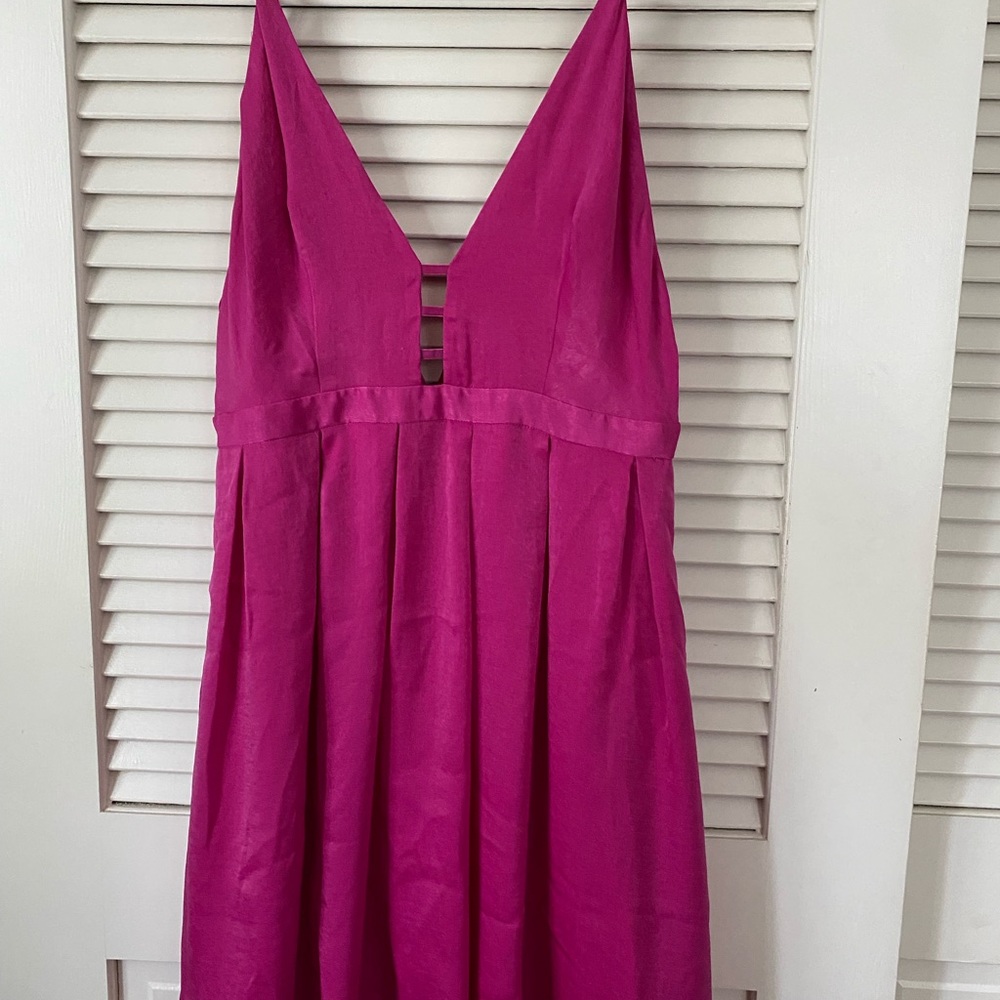 Free People Fuschia Mini Dress